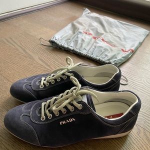 Authentic PRADA suede sneakers size37